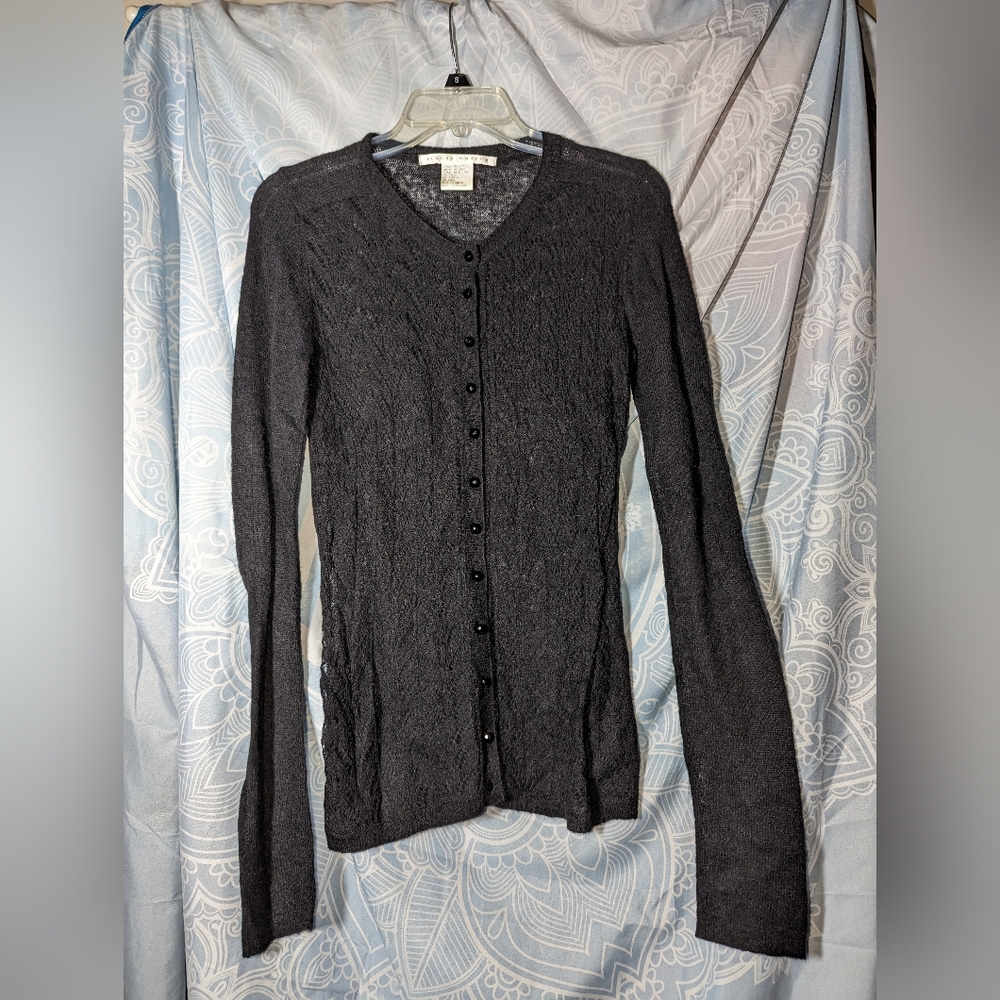 Susana Monaco Cardigan sweater black, Small